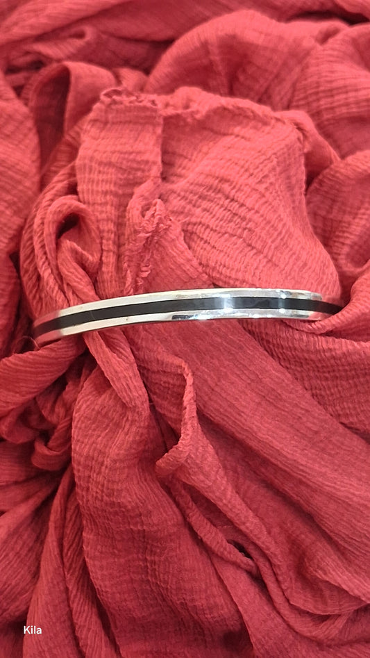 92.5 Silver Men’s Kada 2.10 | Stylish Classic Design | Elegant Jewellery