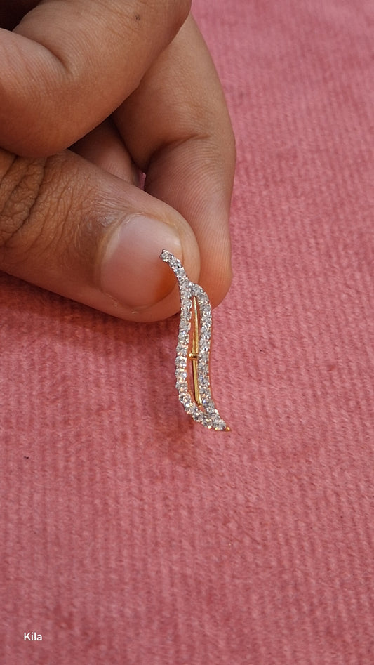 92.5 Silver Premium Gold Plated Earcuffs | Elegant Modern Design | Stylish Jewellery