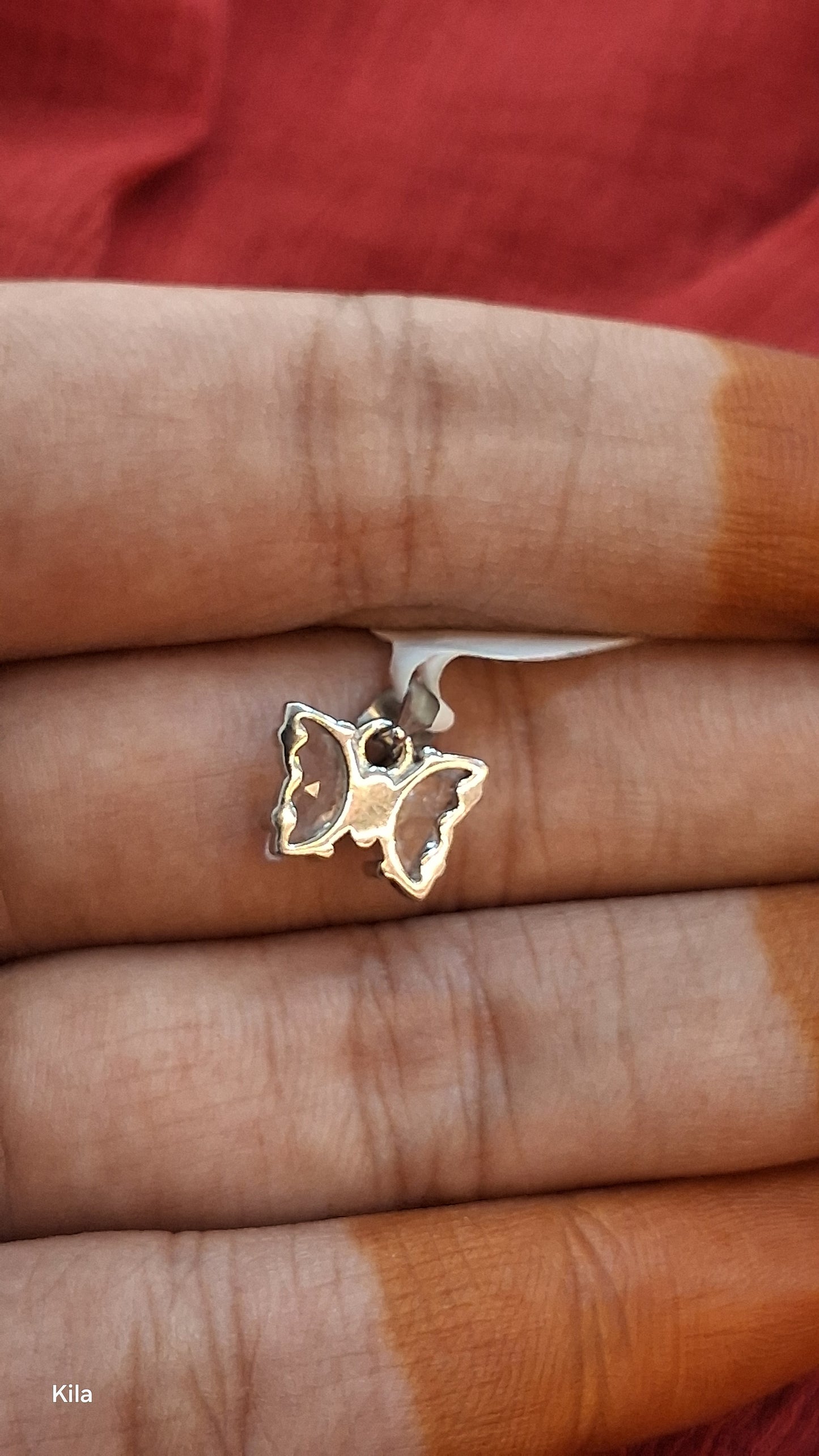 92.5 Silver Butterfly Pendant | Stylish Cute Design | Elegant Jewellery