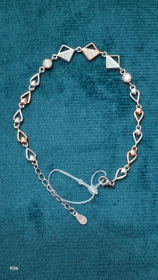 92.5 Silver Bracelet | Stylish Refined Design | Elegant Jewellery