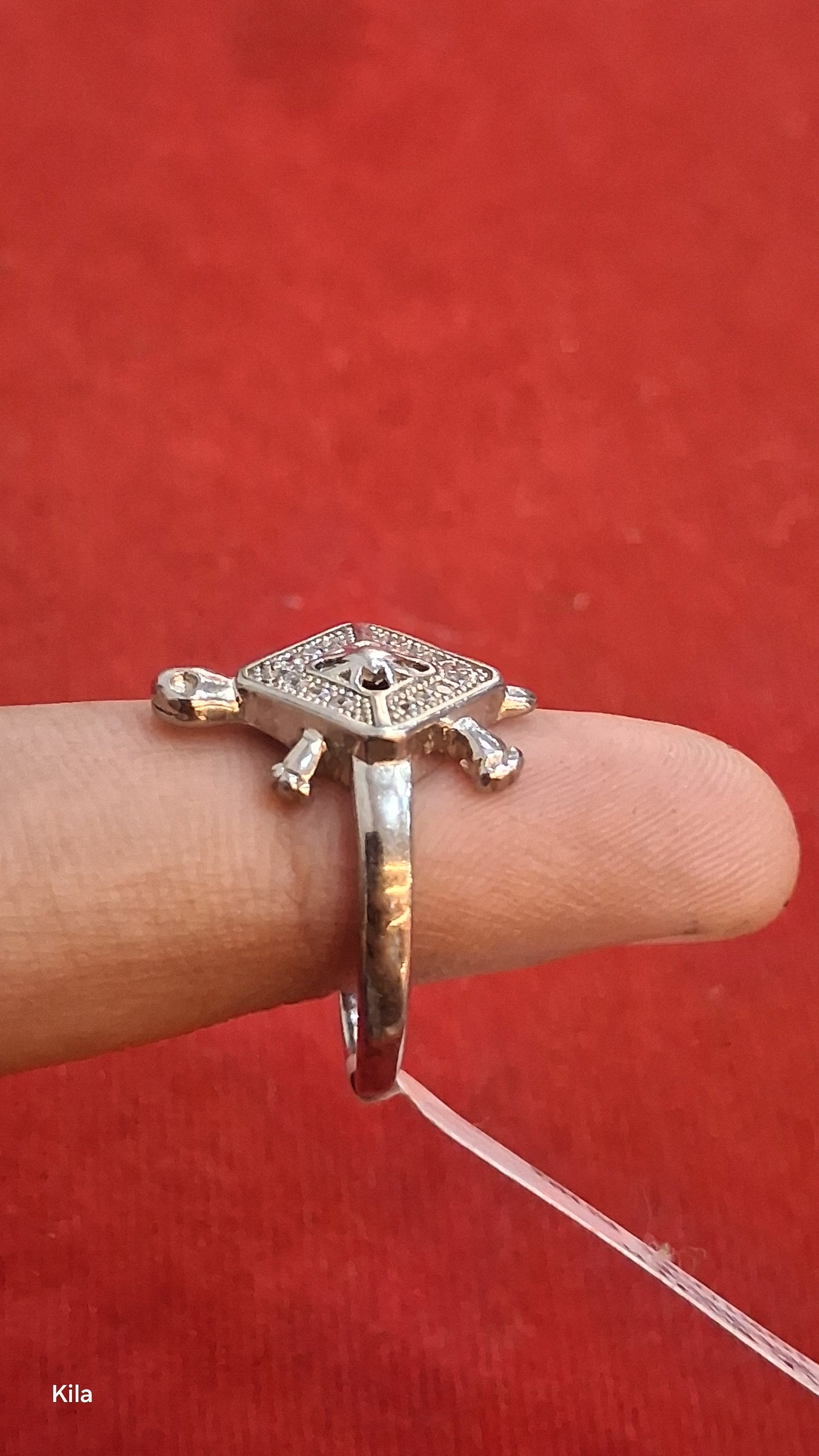 92.5 Silver Tortoise Ring for Women | Protective Symbol Design | Elegant Jewellery