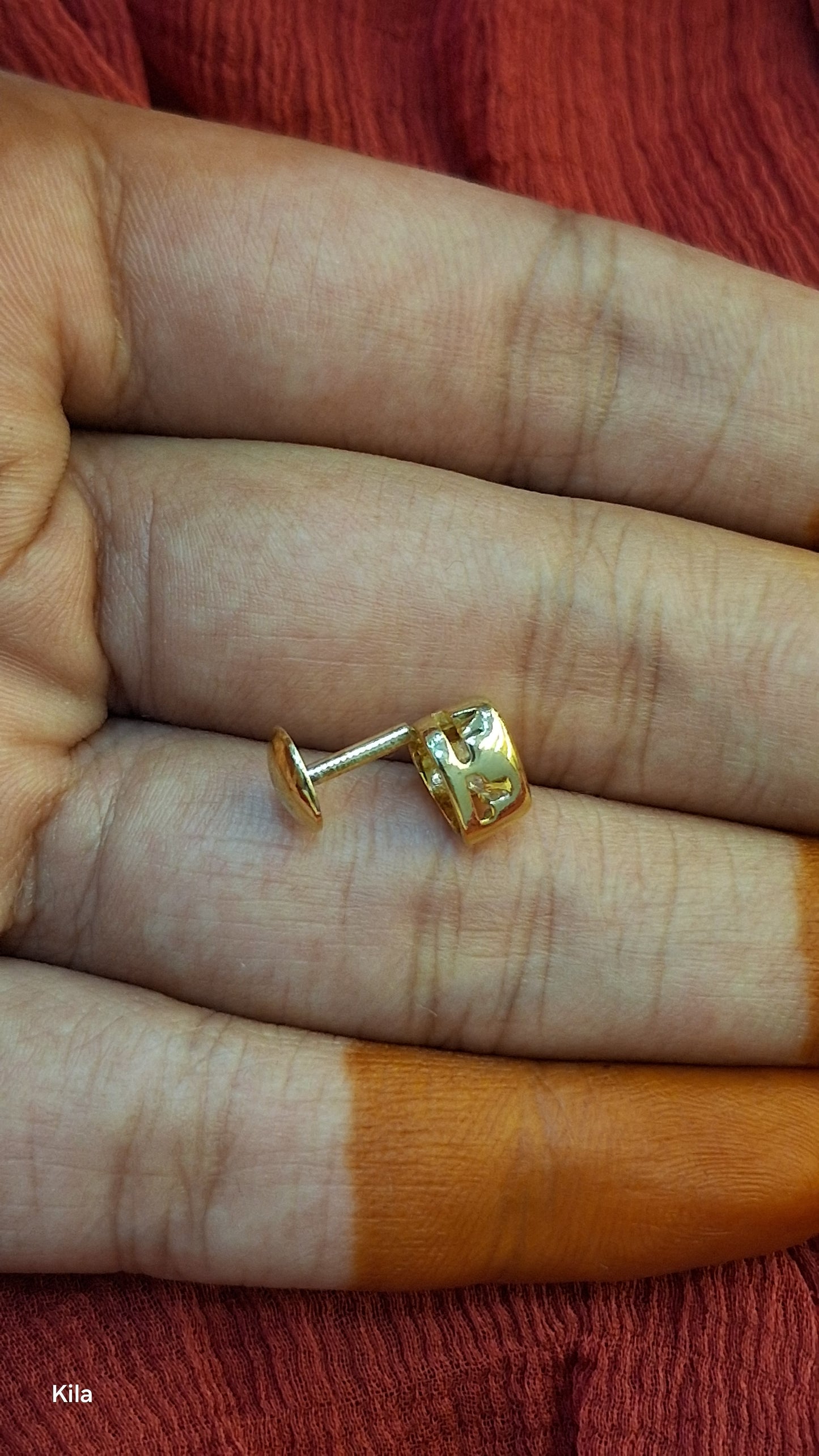 92.5 Silver Gold Plated Studs | Stylish Elegant Design | Everyday Jewellery