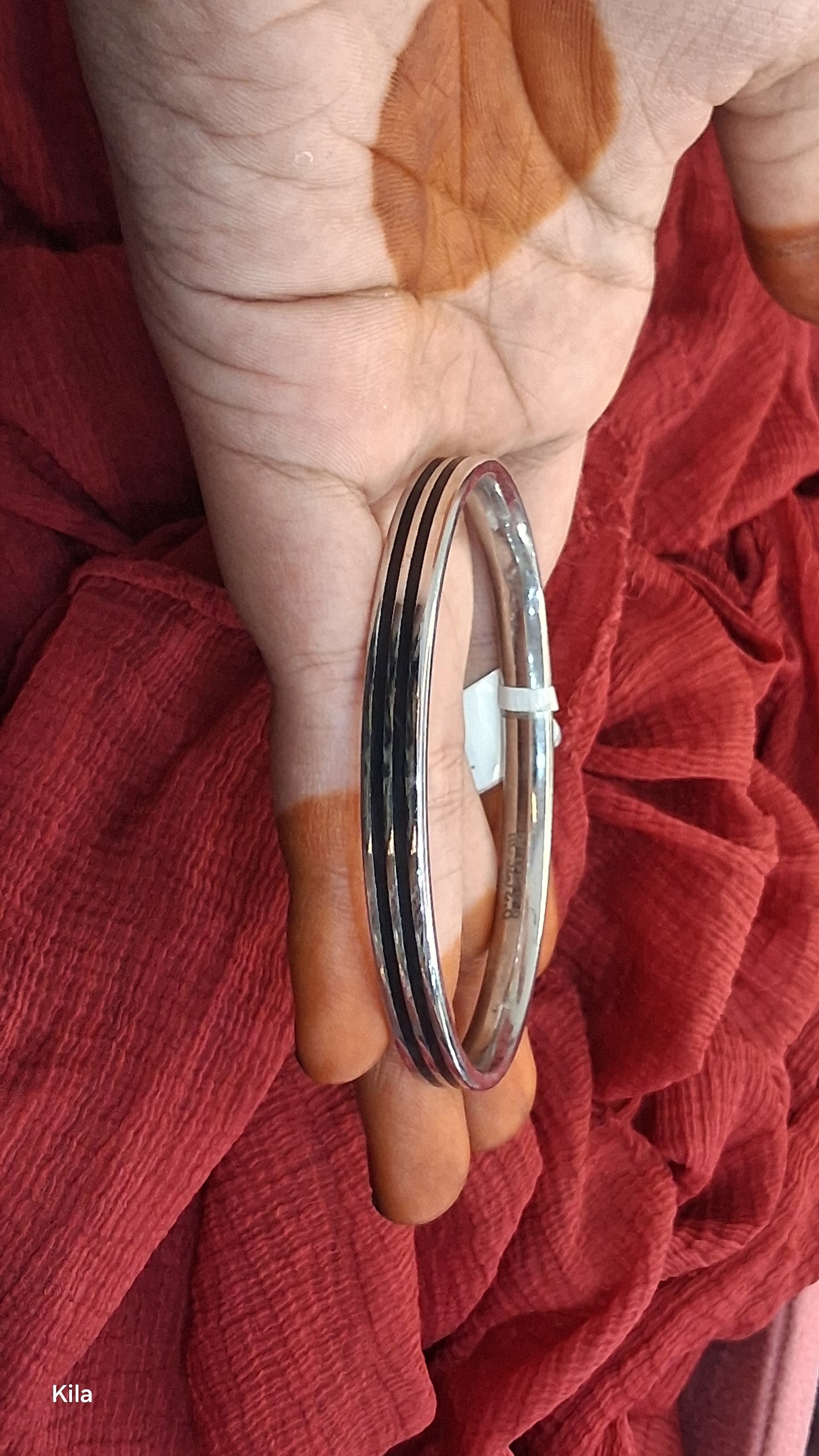 92.5 Silver Men’s Kada 2.8 | Stylish Refined Design | Elegant Jewellery