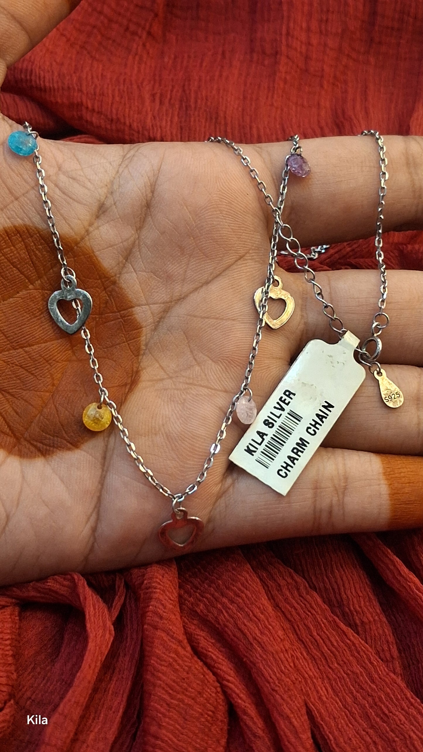 925 Silver Chain 18 Inches | Stylish Minimal Design | Everyday Jewellery