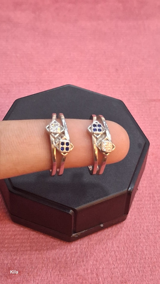 92.5 Silver Elegant Toe Rings | Smooth Finish Design | Stylish Jewellery
