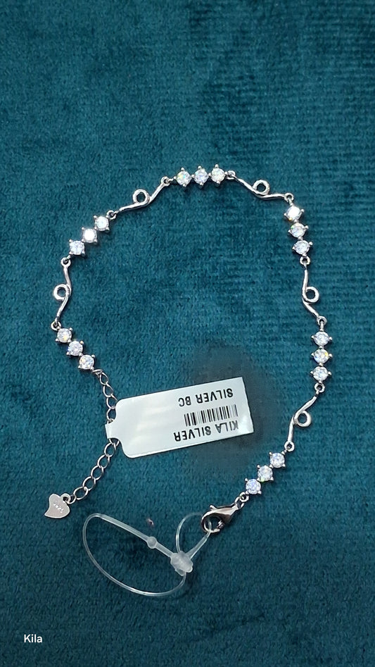 92.5 Silver Bracelet | Stylish Minimal Design | Elegant Jewellery