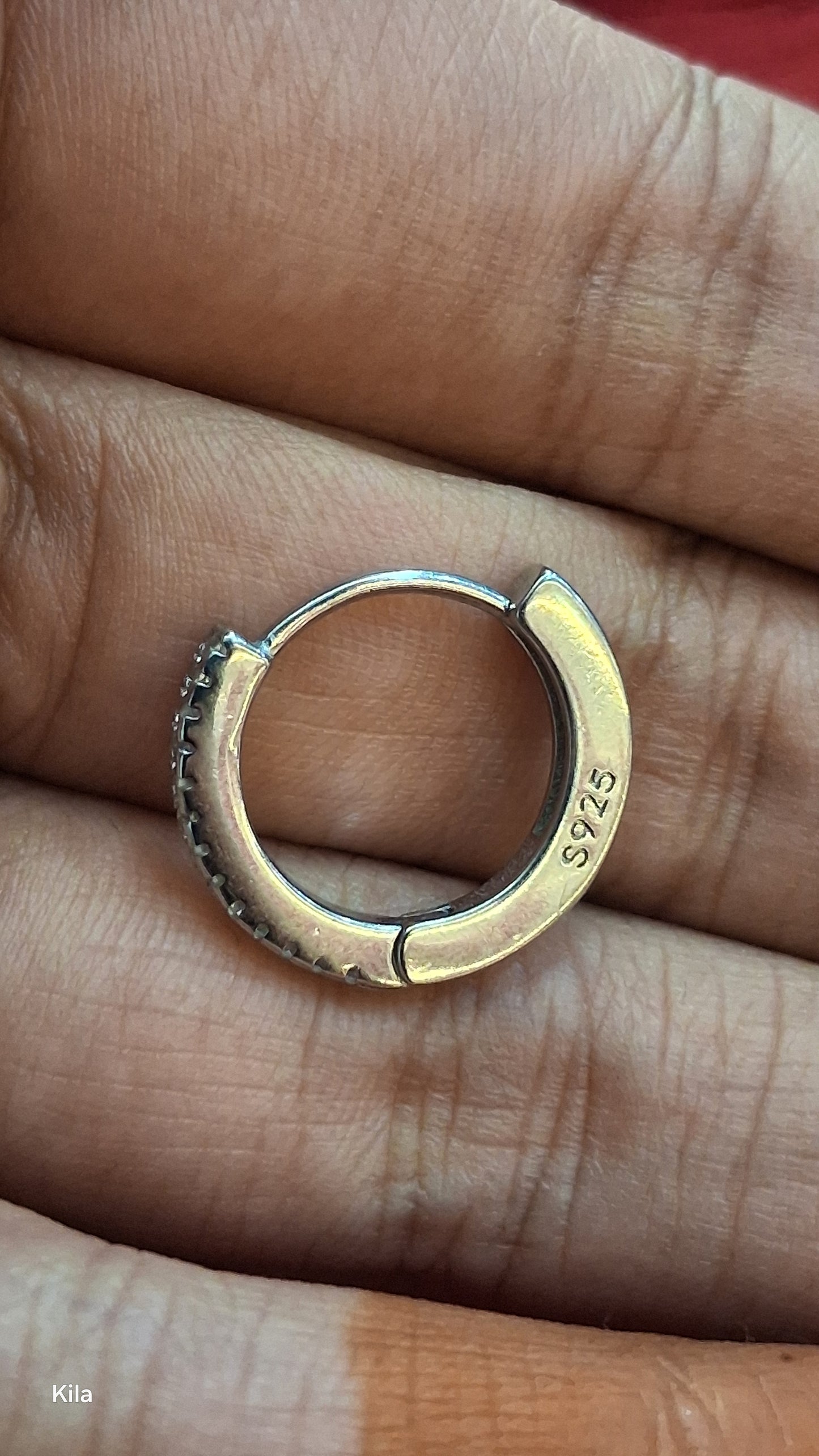 92.5 Silver Bali Earrings | Stylish Modern Finish | Elegant Jewellery
