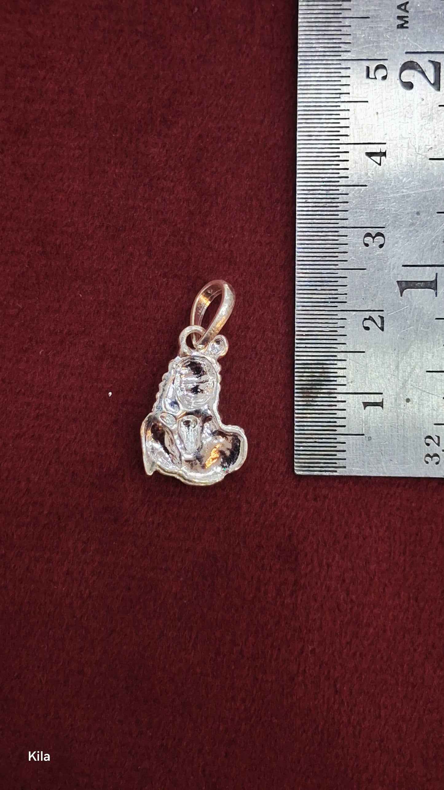 92.5 Silver Krishna Pendant | Divine Love Design | Elegant Jewellery