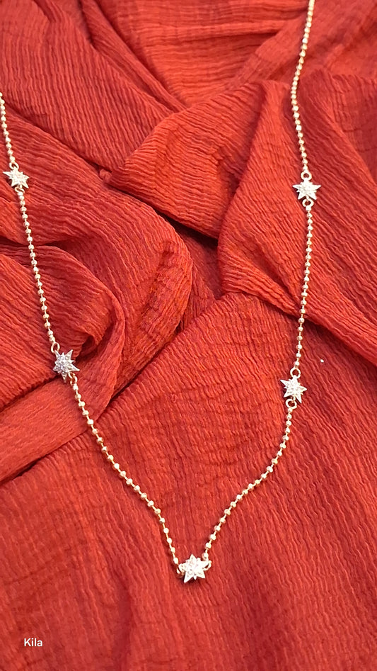 925 Silver Premium Rose Gold Plated Chain 18 Inches | Stylish Elegant Design | Jewellery