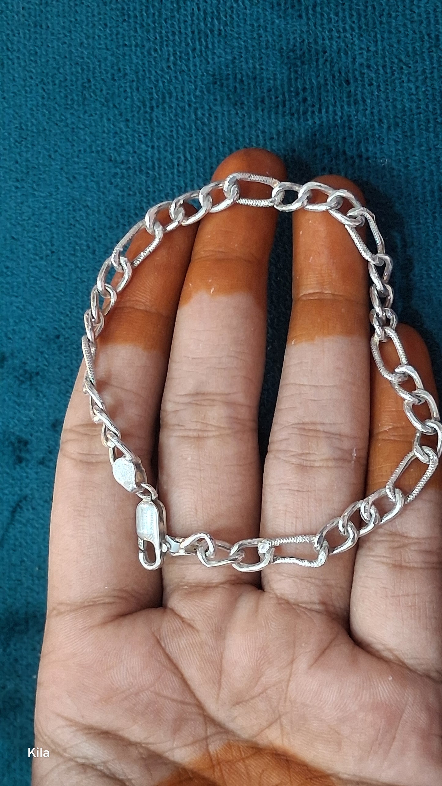 92.5 Silver Men’s Bracelet 8.5 Inches | Stylish Premium Finish | Elegant Jewellery