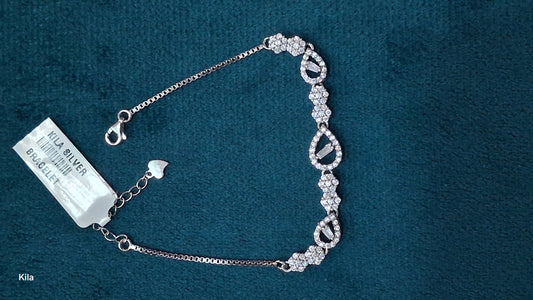 92.5 Silver Bracelet | Minimal Design | Elegant Jewellery