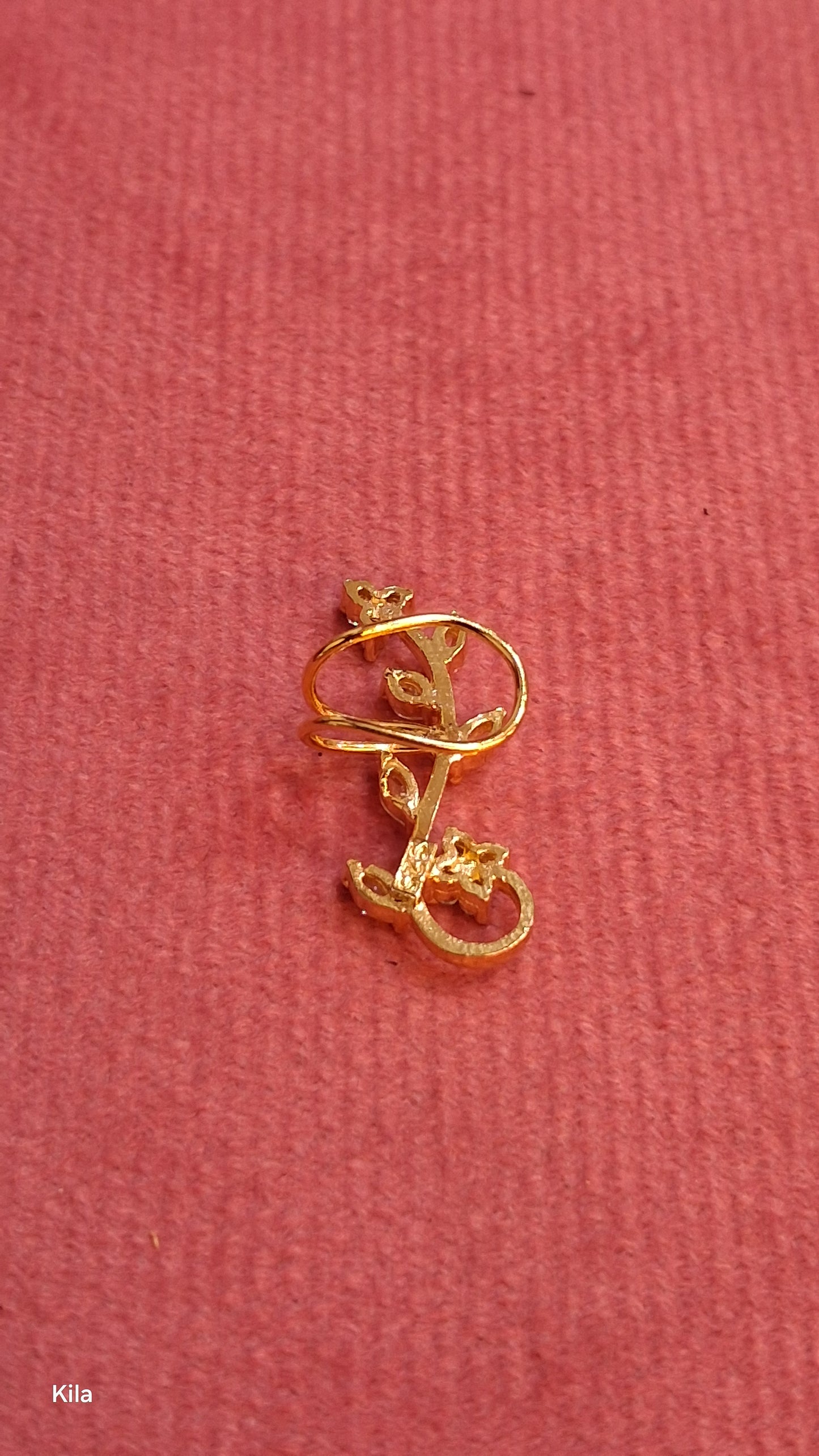 92.5 Silver Gold Plated Earcuffs | Contemporary Trendy Design | Stylish Jewellery