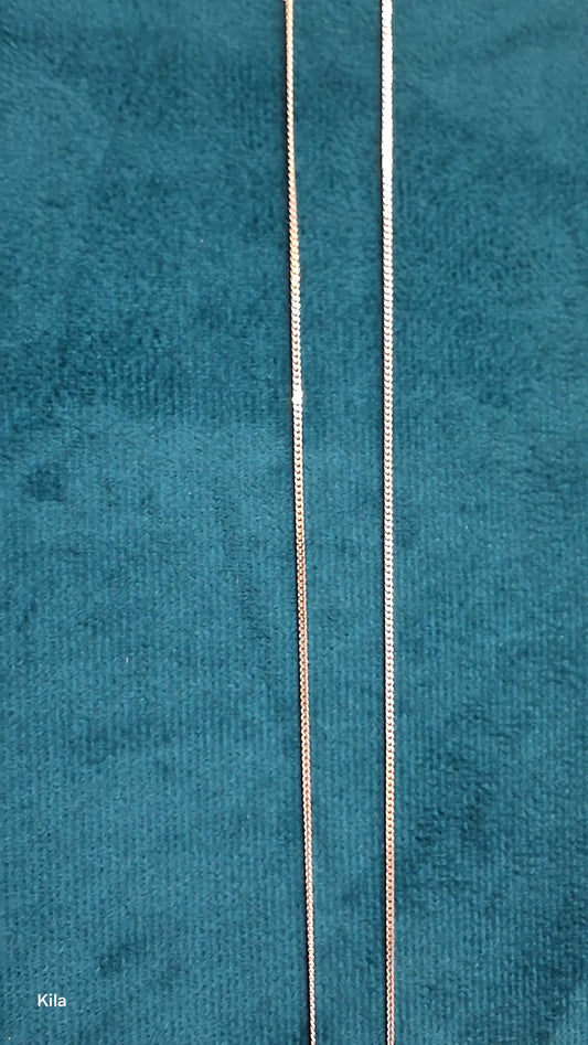 92.5 Silver Rose Gold Simple Anklets | Stylish Minimal Design | Elegant Jewellery