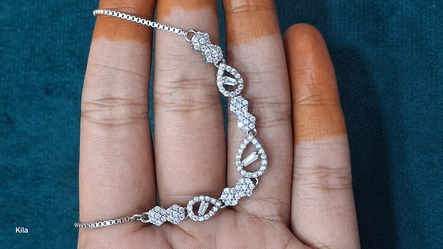 92.5 Silver Bracelet | Minimal Design | Elegant Jewellery