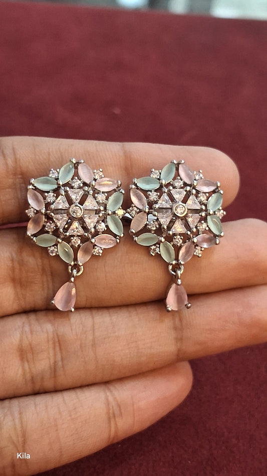 92.5 Silver Pastel Elegance Jewellery | Soft Tone Design | Stylish Collection