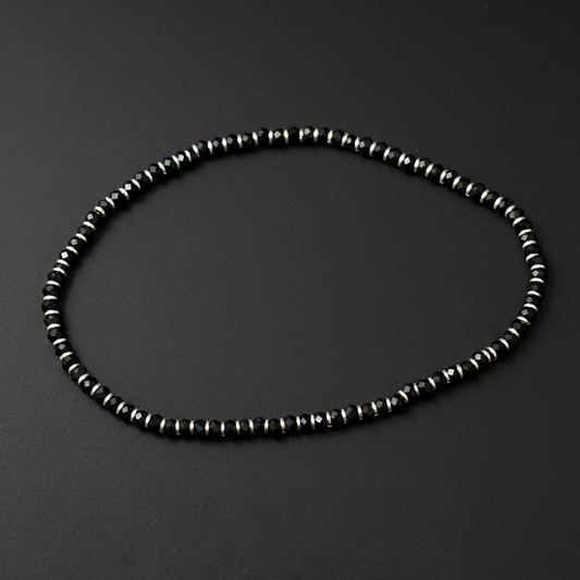 Black Bead Adjustable Anklet (Single Piece) | Stylish Traditional Design | Elegant Jewellery