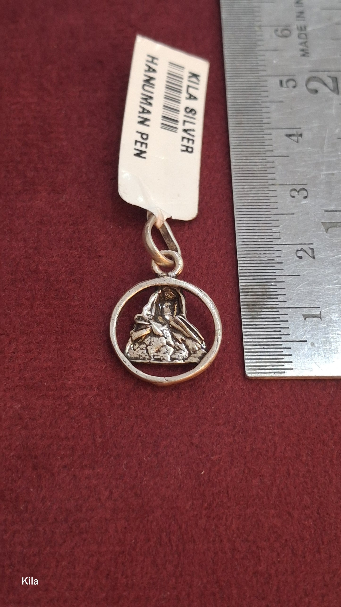 92.5 Silver Sai Baba Oxidised Pendant | Vintage Spiritual Design | Stylish Jewellery