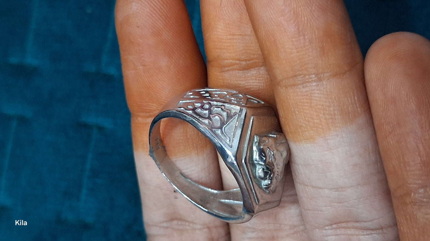 92.5 Silver Men’s Ring Size 19 | Stylish Classic Design | Elegant Jewellery