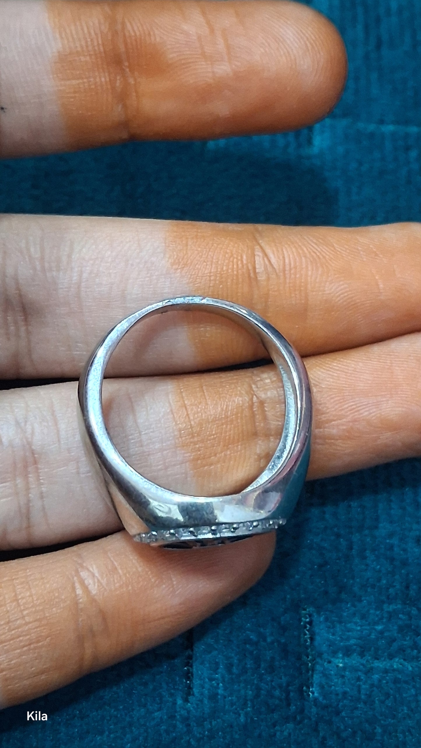 92.5 Silver Men’s Ring Size 20 | Stylish Bold Finish | Elegant Jewellery