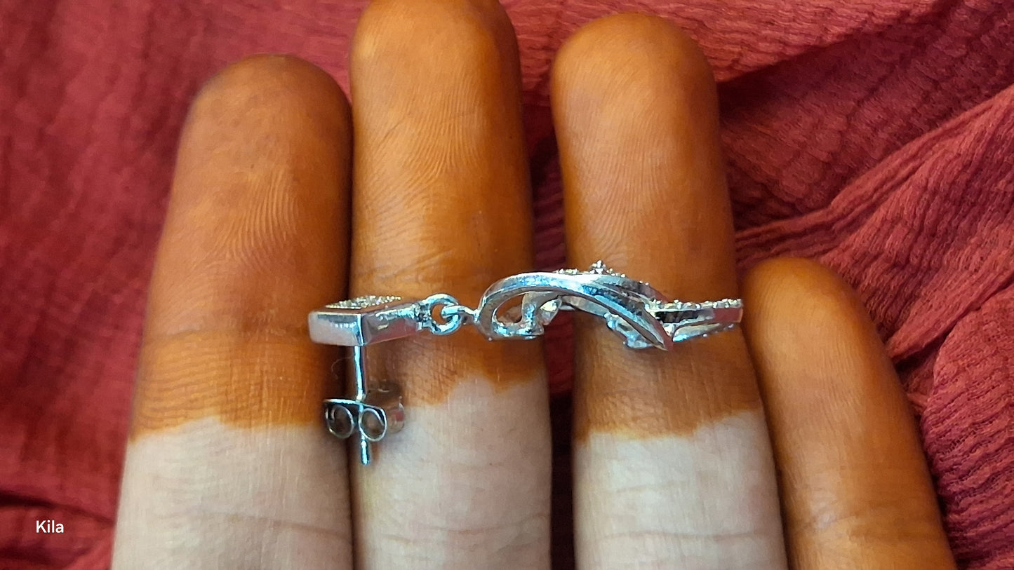 925 Silver Earrings | Stylish Classic Design | Elegant Jewellery