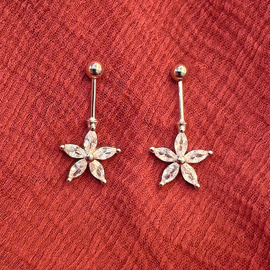 92.5 Silver Flower Bugadi | Stylish Classic Floral Design | Elegant Jewellery