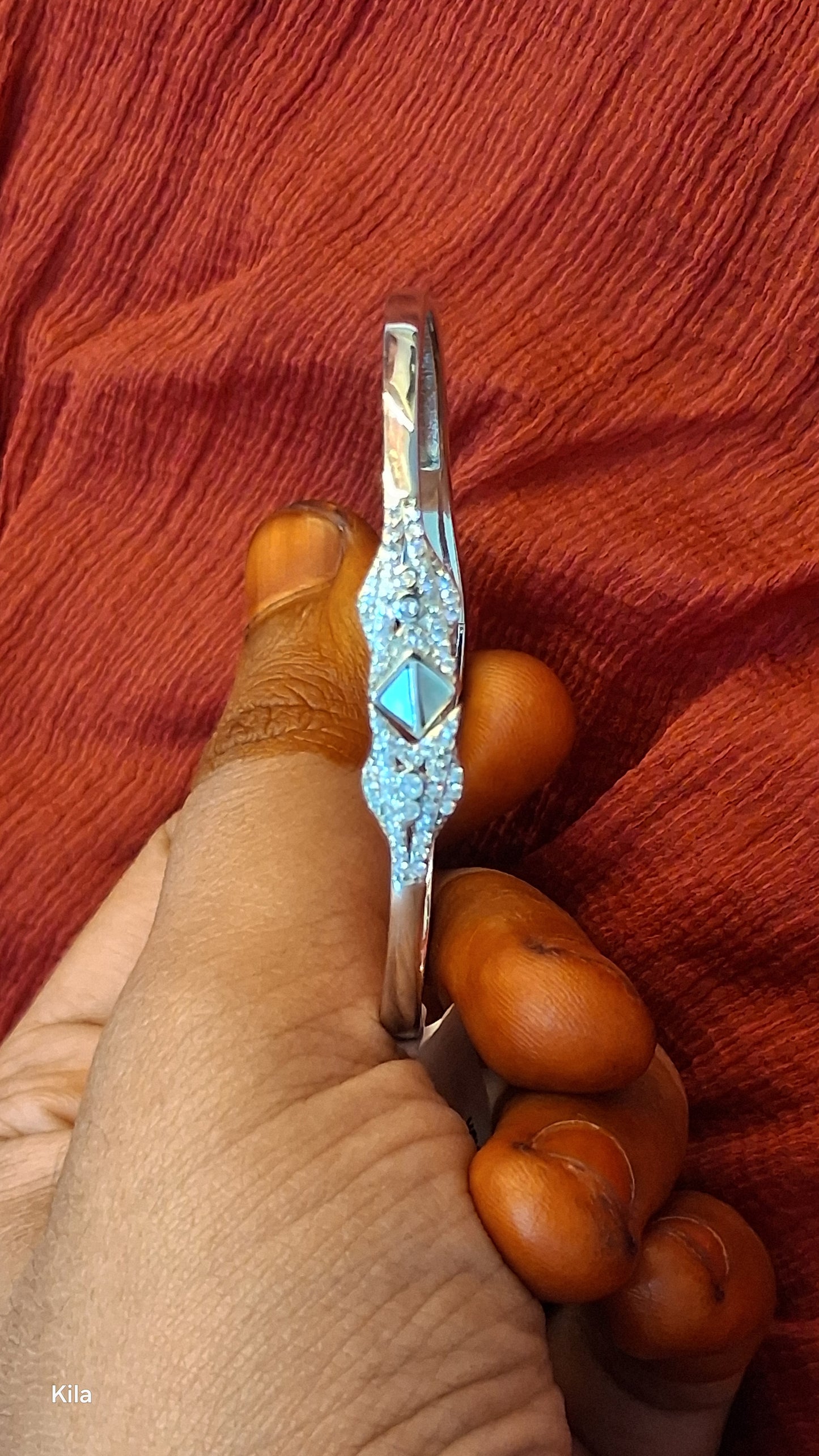 92.5 Silver Kada | Stylish Classic Design | Elegant Jewellery