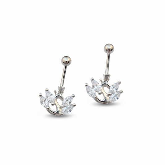92.5 Silver Swan Bugadi | Stylish Elegant Design | Premium Jewellery pair