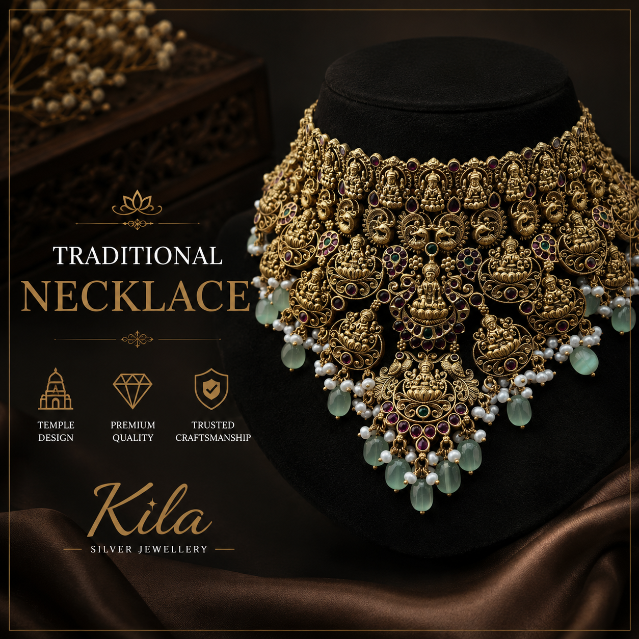 92.5 silver necklace for women