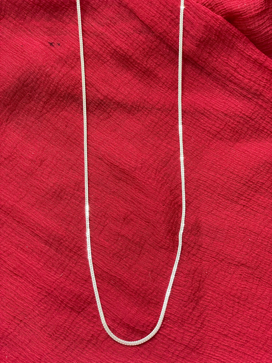 92.5 silver classy chain 24 inches