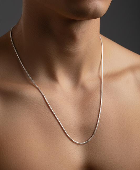 92.5 silver classy chain 24 inches