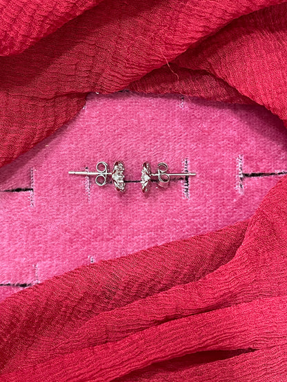 92.5 Silver Simple Flower Studs | Minimal Elegant Design | Jewellery