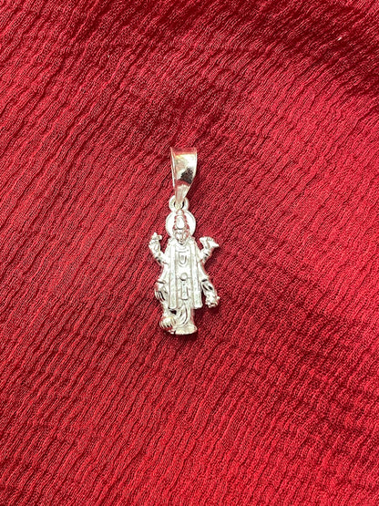 92.5 Silver Vishnu Murthy Design Pendant for Men & Women – Traditional Temple Style