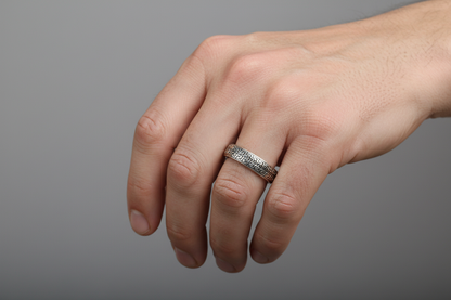 92.5 Silver Men’s Ring Size 18 | Stylish Clean Finish | Elegant Jewellery