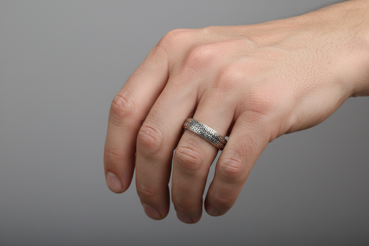92.5 Silver Men’s Ring Size 18 | Stylish Clean Finish | Elegant Jewellery