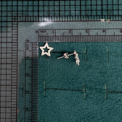 92.5 Silver Star Stud Earrings | Classy Celestial Design | Jewellery pair