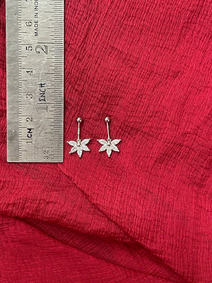 92.5 Silver Stylish Five Leaf Bugadi | Elegant Floral Design | Jewellery