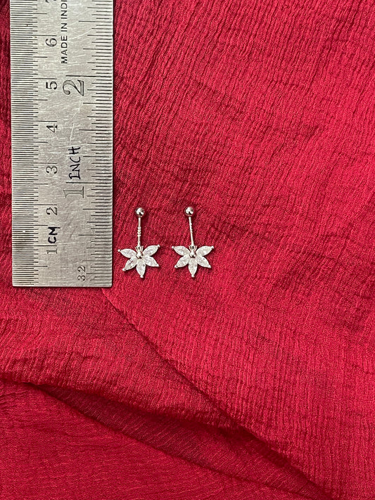 92.5 Silver Stylish Five Leaf Bugadi | Elegant Floral Design | Jewellery