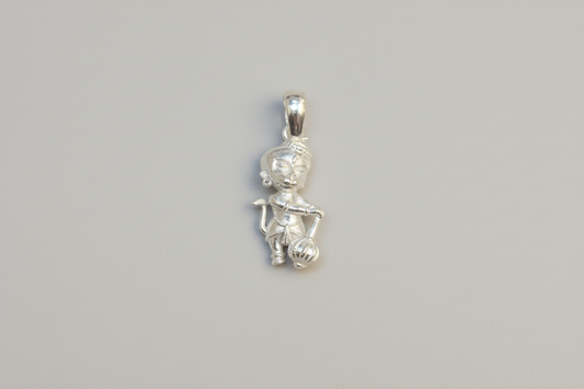 92.5 Silver Sankat Mochan Hanuman Pendant for Men & Women | Divine Protection Design | Temple Jewellery
