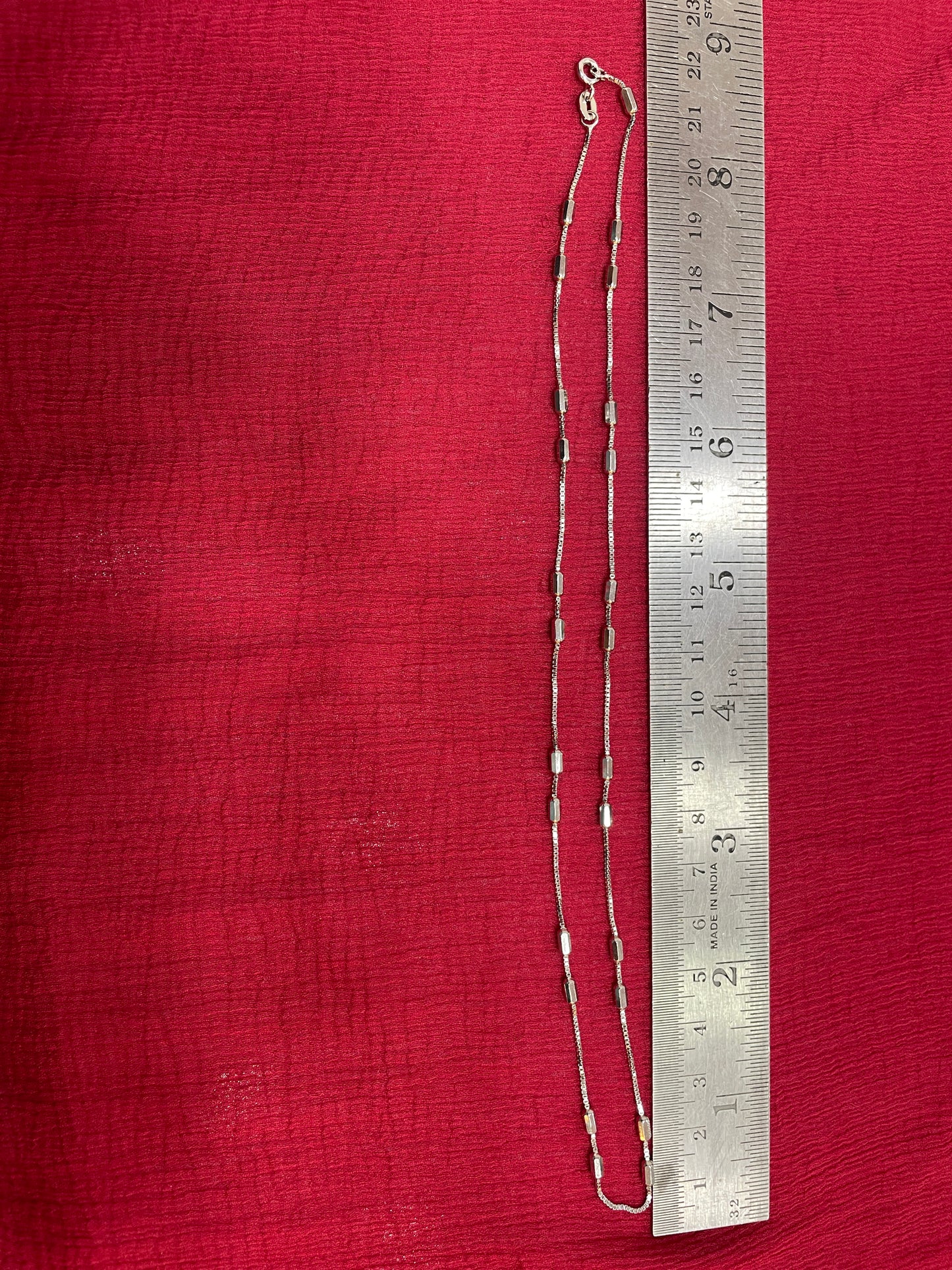 925 Silver Ball Italian Chain - 18 inches