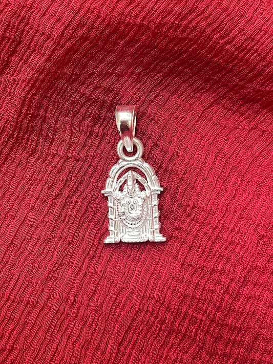 92.5 Silver Balaji Pendant for Men & Women | Venkateswara Swamy Divine Design | Temple Jewellery