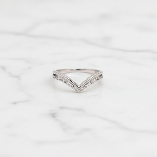 92.5 Sterling Silver Eternity Band Finger Ring