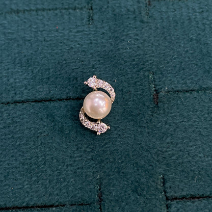 92.5 Silver Stylish Stud Earrings for Women | Elegant Minimal Design | Modern Jewellery pair