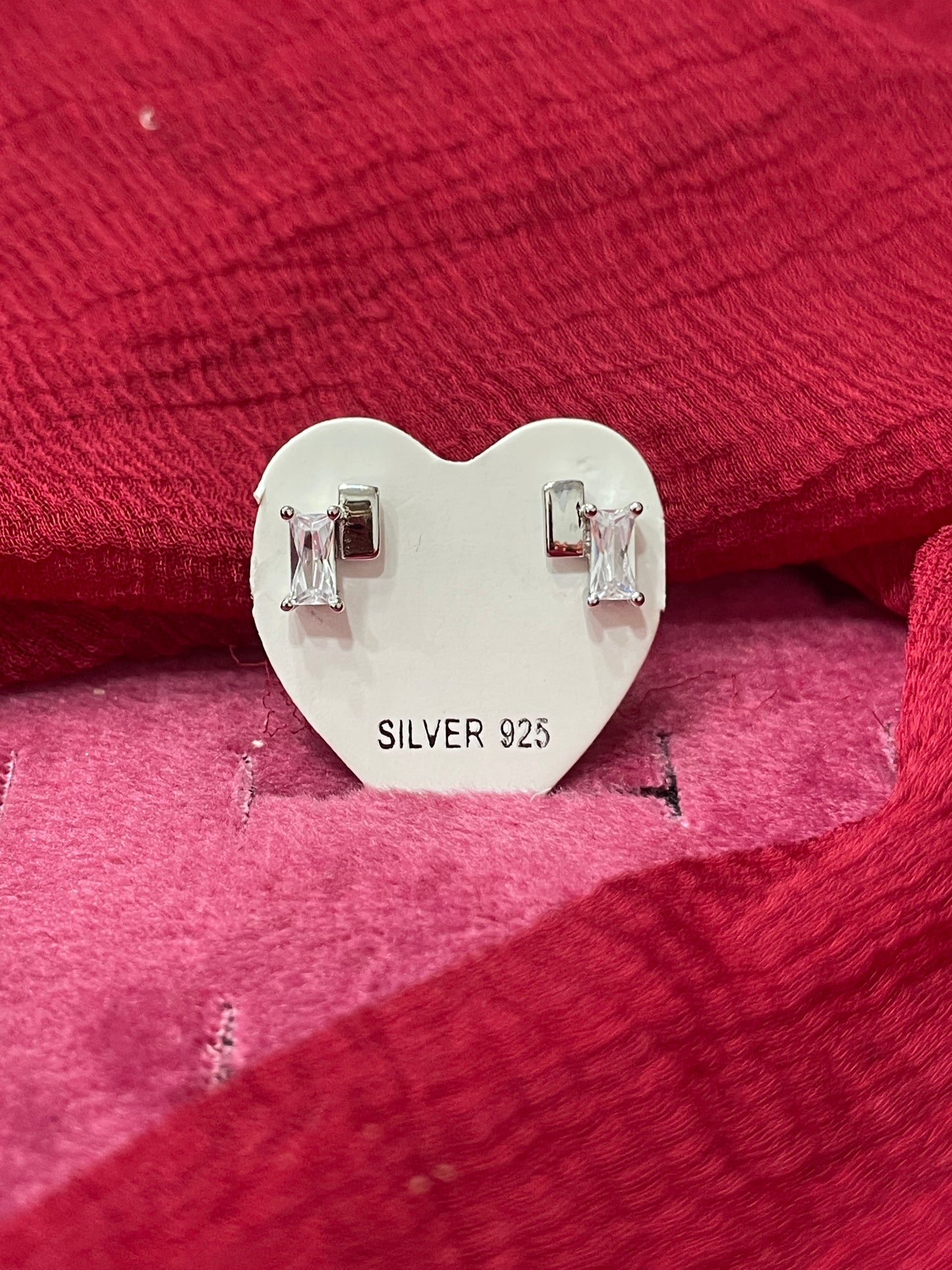 92.5 Silver Minimal Stud Earrings | Clean Classy Design | Jewellery
