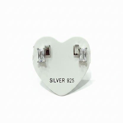 92.5 Silver Minimal Stud Earrings | Clean Classy Design | Jewellery