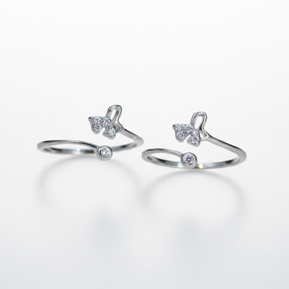 92.5 Silver Toe Rings for Women | Pretty Delicate Design | Traditional Jewellery
