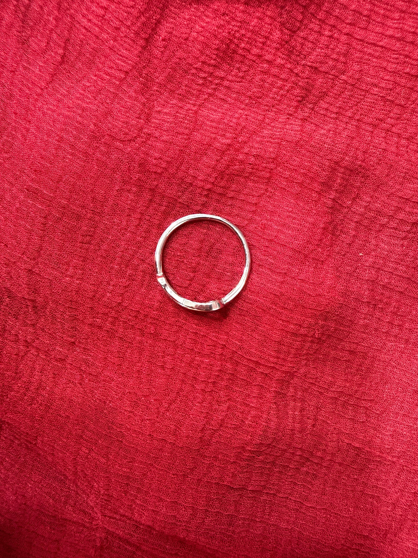92.5 Silver Infinity Ring for Women | Size 9