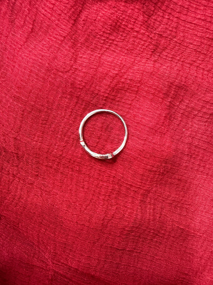 92.5 Silver Infinity Ring for Women | Size 9
