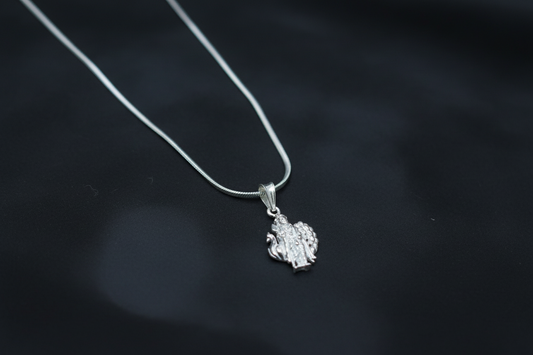92.5 Silver Murugan Pendant for Men & Women | Subramanya Swamy Divine Design | Temple Jewellery