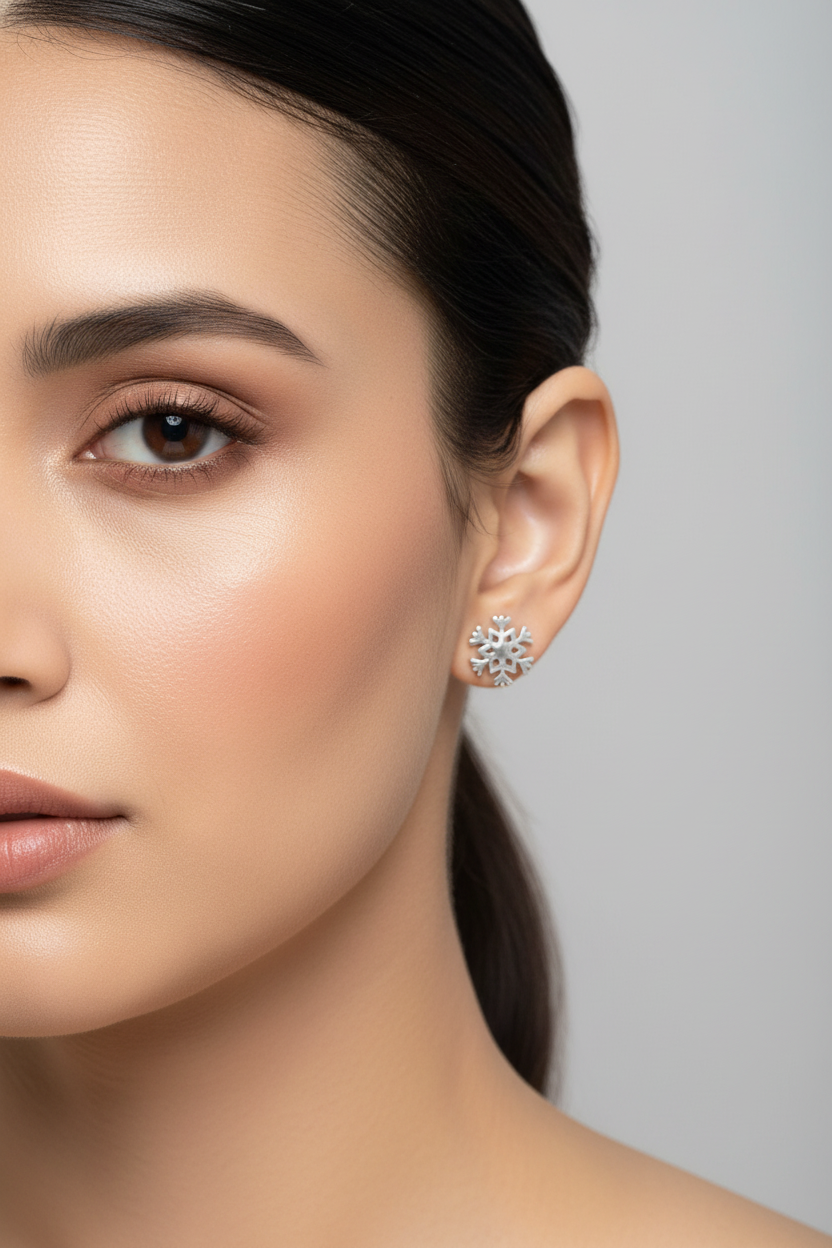 92.5 Silver Minimal Stylish Earrings for Women | Simple Elegant Design | Everyday Wear Jewellery