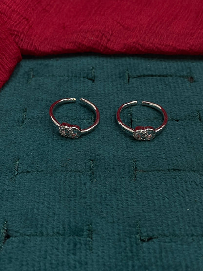 925 Silver Loop Toe Rings